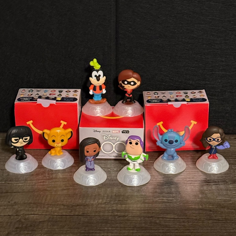 Disney 100 ‘Meet the Characters’ McDonald’s Happy Meal Toys